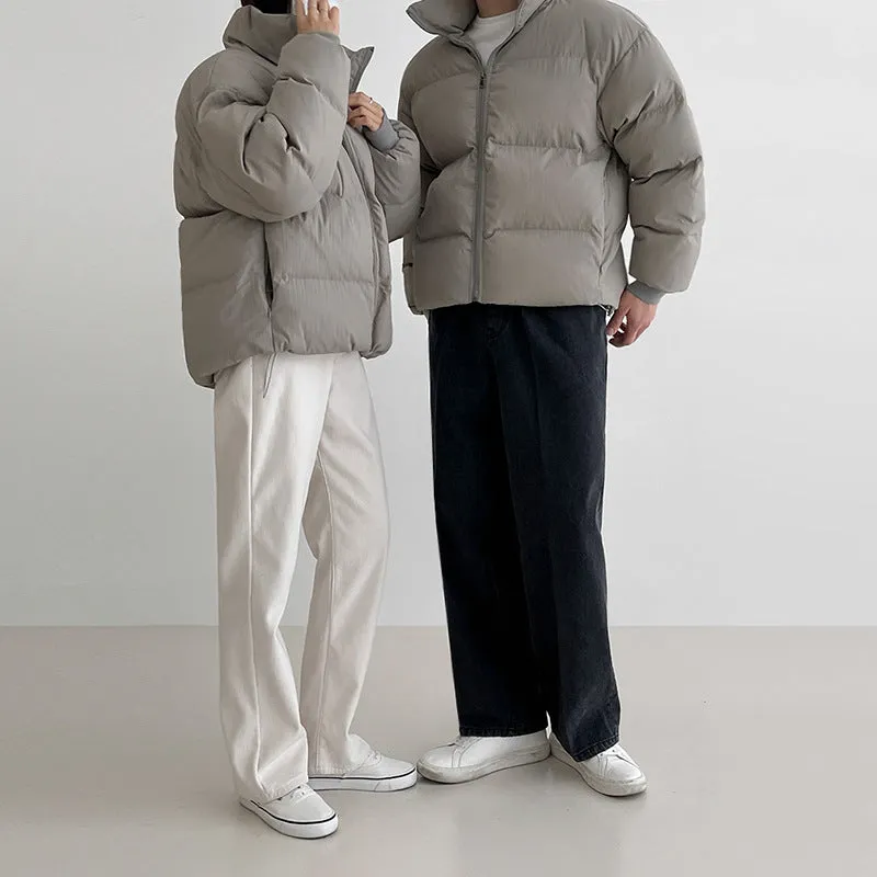 Plush And Thick Bread Jacket For Warm Couples