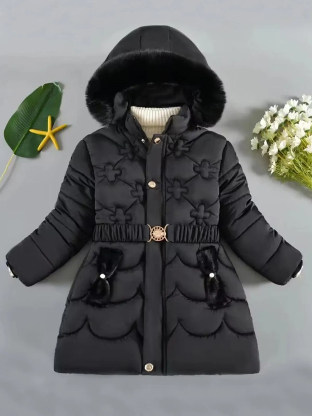 Polar Princess Belted Winter Jacket