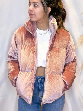 Sia Puffer Jacket - Mauve