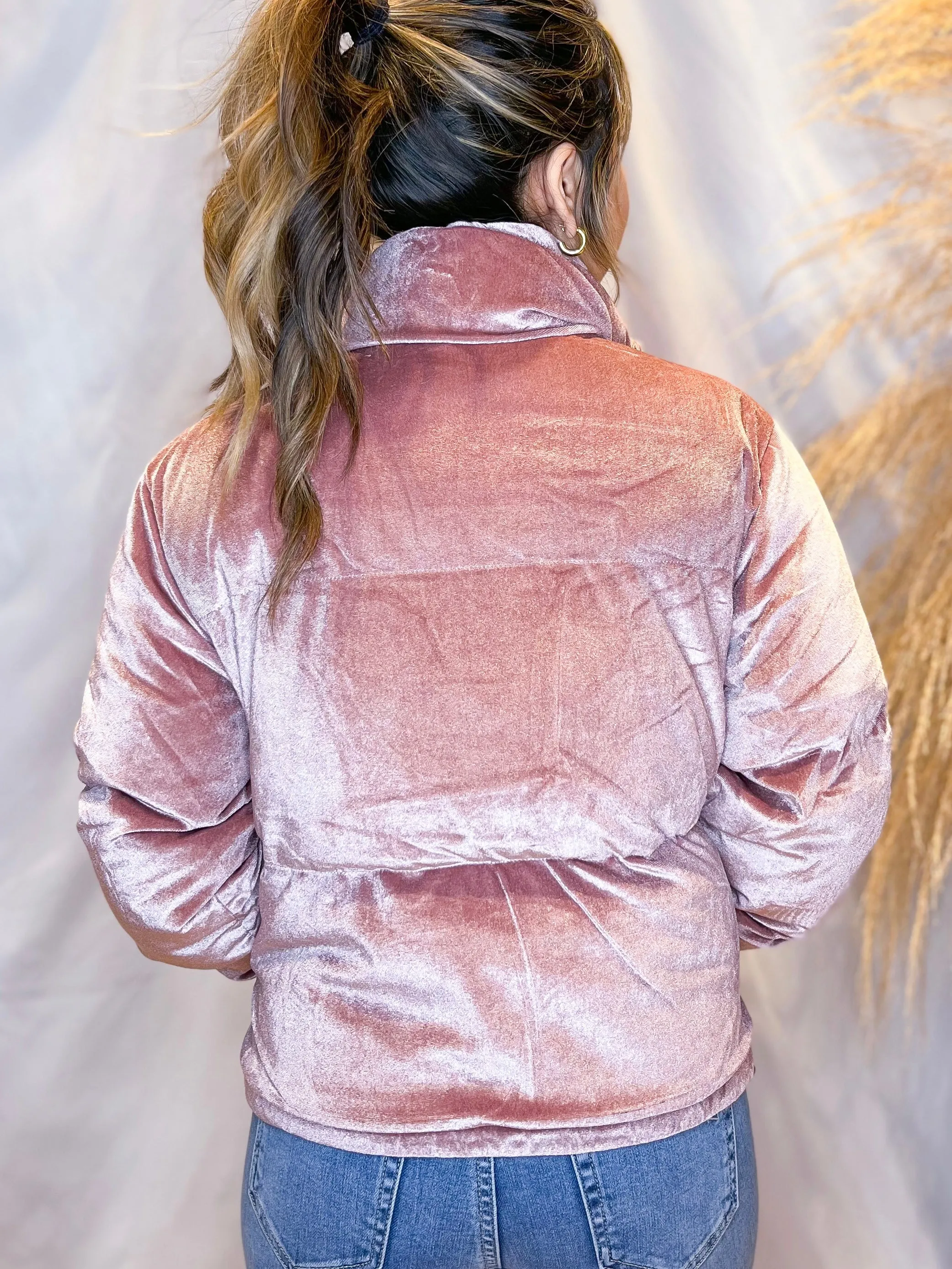 Sia Puffer Jacket - Mauve