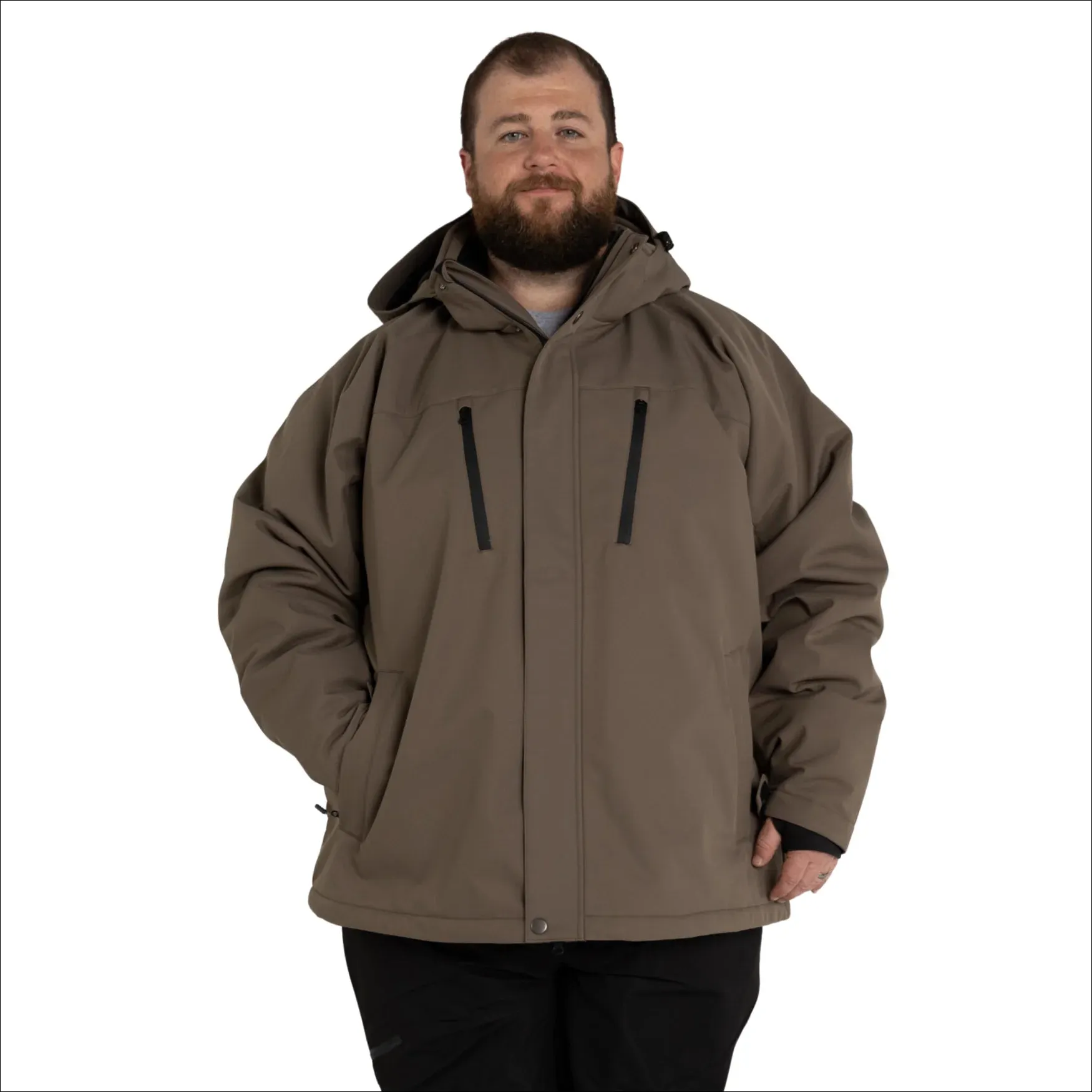 Snow Country Outerwear Mens Big Sizes  Siberian III Insulated Winter Soft Shell Jacket Coat 2XL - 7XL