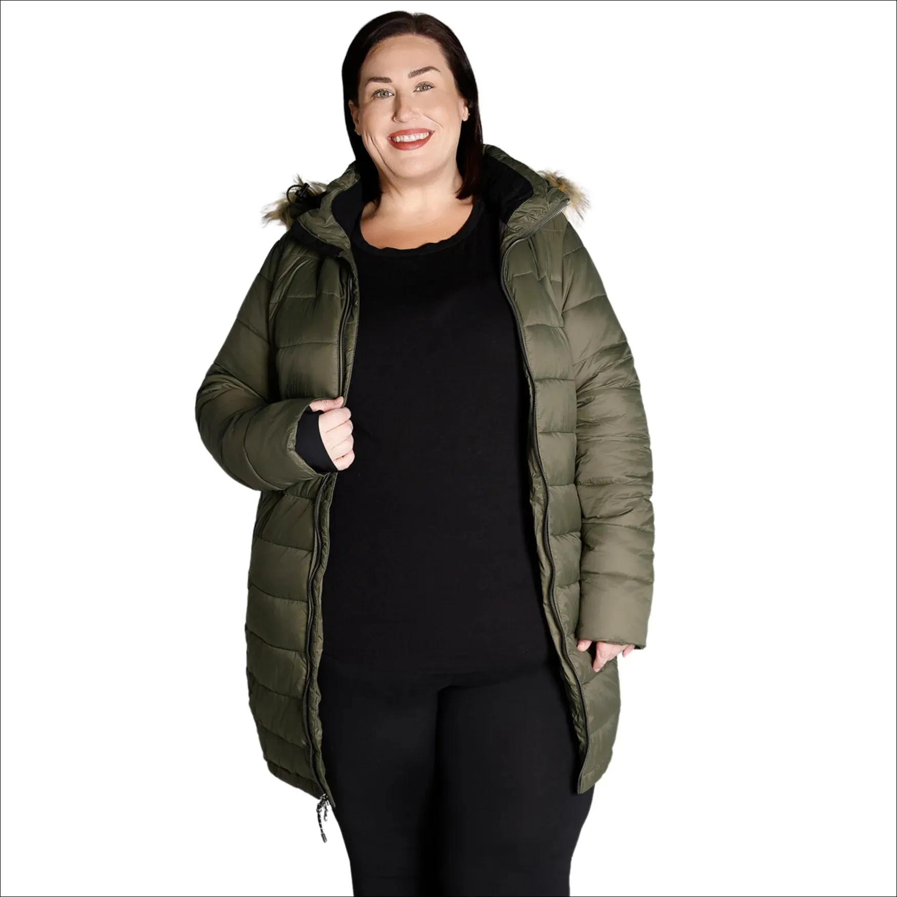 Snow Country Outerwear Women’s Plus Size 1X-6X Element Parka Jacket Coat