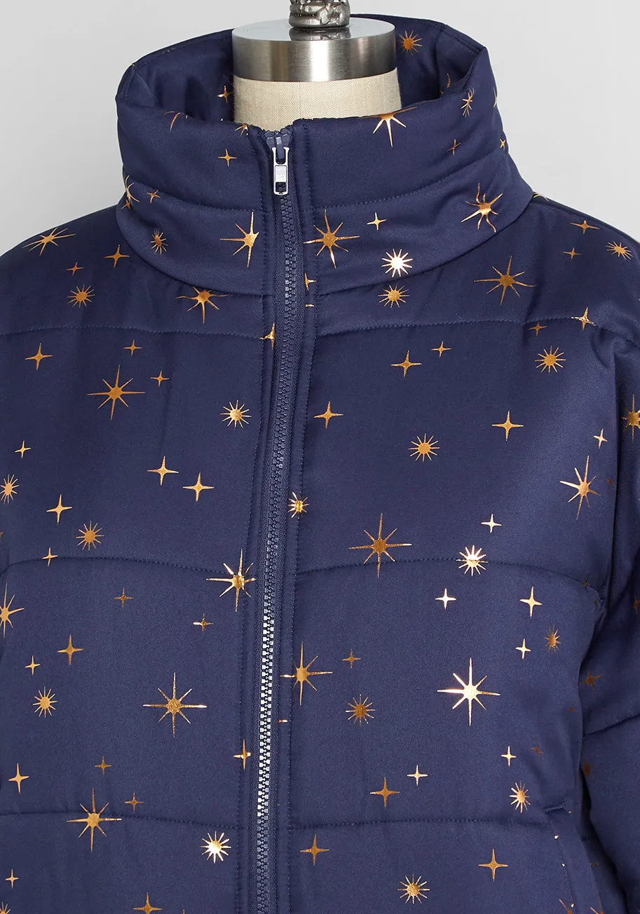 Stargazing, Oh-So Amazing Puffer Jacket