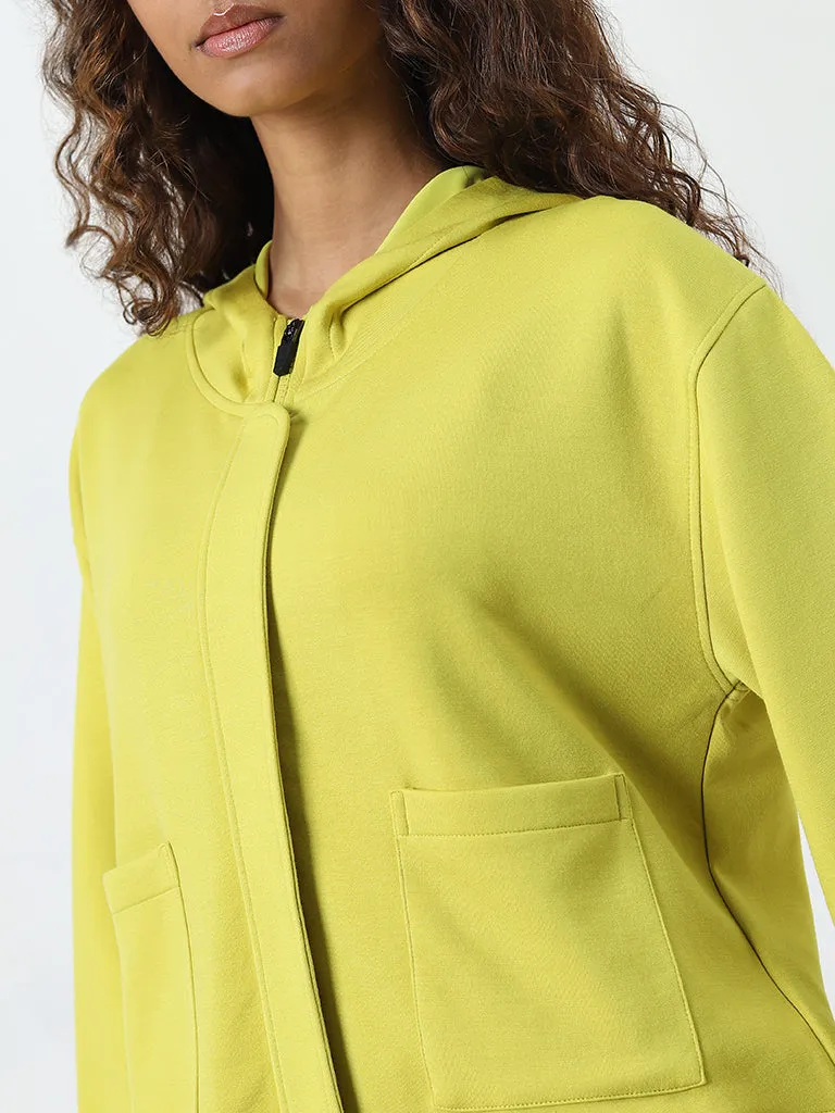 Studiofit Lime Hooded Jacket