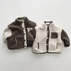 Warm Fleece Patchwork Jacket