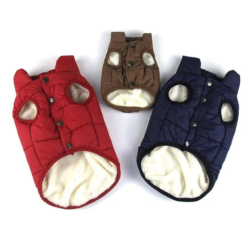 Winter Cotton Padded Pet Coat