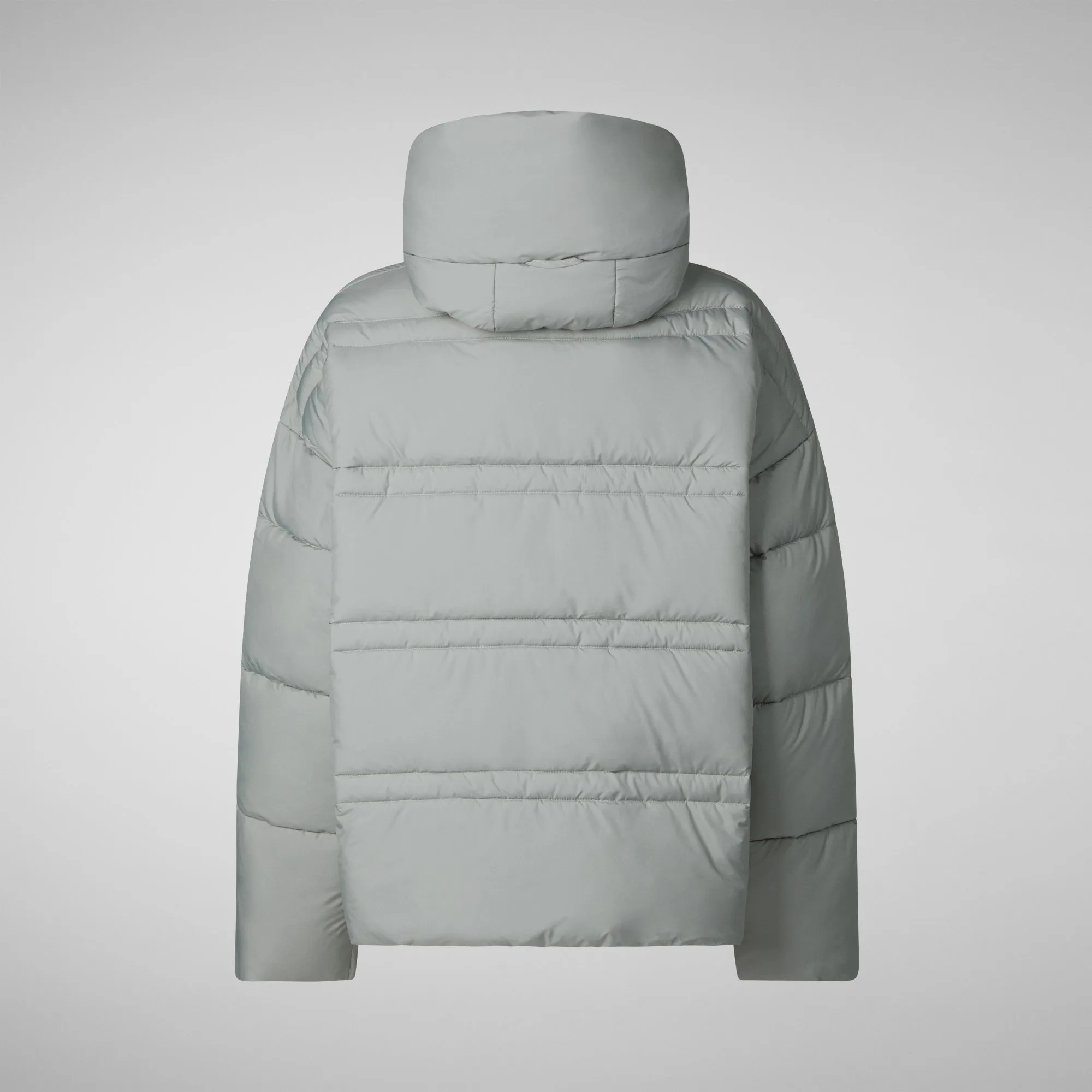 Women's animal free puffer jacket keri in wolf grey