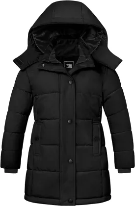 ZSHOW Girl's Winter Coats Hooded Outerwear Puffer Jacket