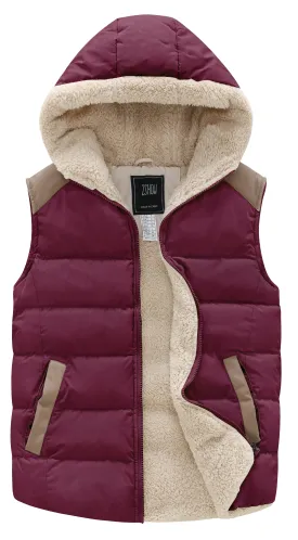 ZSHOW Women's Outerwear Vest Casual Thicken